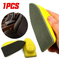 car wash accessories 2022 - Car Sponge 1x Leather Seat Care Detailing Clean Nano Brush Auto Interior Wash Accessories Duster Pads