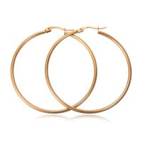 Wholesale Gold Plated Size cm cm Hoop Earrings for Women Sensitive Ears Stainls Steel Earring Hoop