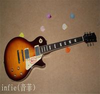 Wholesale High Quality Standard Jimmy Page Signature Sunburst Electric Guitar