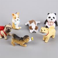 Wholesale Charms MM Fashion Craft Animal Jewelry Resin D Pet Dog Puppy For Keychain Making Pendants Hanging Handmade Diy Material1