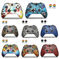 Wholesale For Xbox One Slim Joystick Soft Silicone Protective Controller Cover for XBox One X S Camouflage Cover Thumb Grips Caps