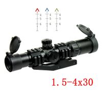 Wholesale Tactical x30 Hunting Shooting Rifle Scope Chevron Reticle with Offset Weaver Mount Ring fit AR15 mm