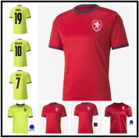 Wholesale Czech Republic SOUCEK SCHICK Soccer Jerseys Czechia HLOZEK BARAK Maillots de foot JANKTO PEKHART VYDRA KRMENCIK Football Shirts Kit Size S XXL