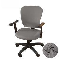 Wholesale Computer Office Chair Cover Elastic Universal General Simple Split Stretch Ice Silk Comfortable Covers