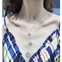 Wholesale Cosmicchic Necklace For Women Trendy Jewelry Fan Necklaces Tassels layer Tassel Pendant Evening Dress Girls