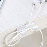 Wholesale New Cord Winder Home Office Organizer Wire Fixing Clamp Storage Charger Cable Holder Clips Desk Set Supplies R2