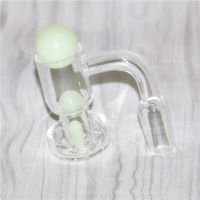 Wholesale Smoking Weld Beveled Edge Quartz Terp Slurpers Banger With Beads Pearls For Glass Water Bongs Oil Rigs