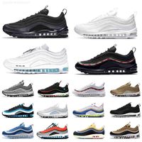 Wholesale 2021 with box men women running shoes Triple white black pink KPU Plastic OG Metallic Gold Silver athletic sneakers s plus sports