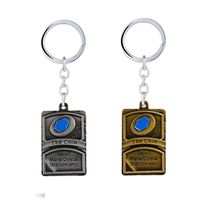 Wholesale Fashion Jewelry Keychains Heroes Lucky Coin Card Keyring Pendant Chaveiro Car Key Chain Game Holder For Men