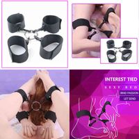 Wholesale Nxy Sm Bondage Bdsm Handcuffs and Shackles Soft Not Hurtful Suitable for Sex Slaves Flirting Erotique Toys Female Couples Game
