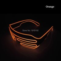 Wholesale Costume Accessories Cool El Glasses Party Toys Neon LED Glasses Show For All kinds of Parties amp Halloween Birthday With DC V Sound Activ