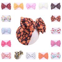 Wholesale Baby Girls Knotted Headbands Styles Big Bows Turban Hairbands Children Newborn Infant Toddler Party Hair Accessories Kimter M862F