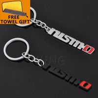 Wholesale Car Keyring Keychain Key Chain Ring For Nissan Nismo Almera Juke Qashqai Tiida X Trail Note Teana Z Z Styling Pendant Keychains