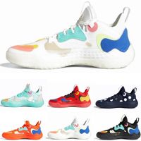 Wholesale Newest Futurenatural James Icy Pink Harden Vol Basketball Shoes For Men Fashion Core Black Polka Dot White Creator Support Sports Sneakers