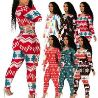 Wholesale Womens Jumpsuits Rompers Long Sleeve Plus Size Sexy Christmas Jumpsuits Fall Clothes Romper One Piece Outfit Club Streetwear Overalls
