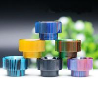 Wholesale 528 Drip Tips resin Wide Bore Drip Tip Fit GOON Kennedy RDA Atomizer Tank Colorful E Vape