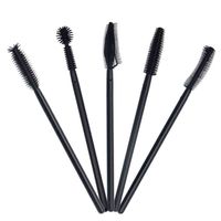 Wholesale 50 Disposable Silicone Eyelashes Brushes Applicator Eye Lash mascara wands Brush Eyelash Extension women Makeup Tools