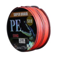 Wholesale Anti bite Wire Braid PE100m lines Colorful Apple Green Fishnet Braided Line