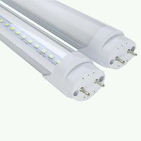 Wholesale 2FT FT FT FT FT T8 LED tube W K lumens Milky white cover Dual ended power supply Ballast bypass Dual pin G13 base suitable for old fluorescent lamps pack