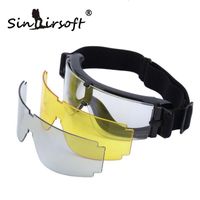 Wholesale Mirrors USMC Lens SunGlasses X800 Eyewear Cycling Airsoft Wind proof Games Tactical War Sinairsoft GX1000 Black Goggles Eakkd