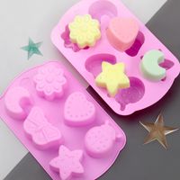 Wholesale Baking Moulds Even Insect Moon Love Silicone Cake Gelly Chocolate Bakery Molds Manual cold Soap Mold Pan For Pastry Form Cupcake Muffin Donuts Kitchen Tools
