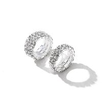 Wholesale Big Promotions Jewelry Full Clear Czech Rhinestones Fashion Stretchy Toe Rings For Womens A Hedhs Axjkb W2
