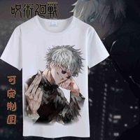 Wholesale Animation spell back war short sleeve summer five pieces of enlightenment peripheral printed t shirt men s and women s casual top