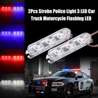 Wholesale Emergency Lights LED Strobe Light V W Car Truck Motorcycle Flashing Warning Rear Tail Brake Stop Lamp