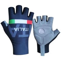Wholesale Cycling Gloves ITALIA Half Finger Mens Women s Summer Sports Shockproof Bike D GEL Pad MTB Bicycle