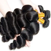 Wholesale High quality price double drawn raw temple indian hair loose wave for wedding party dating