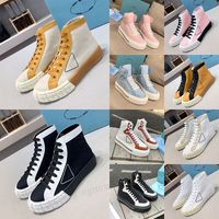 Wholesale 2021 Autum Lastest Casual Shoes Designer High Top With Small Bag Women Platform Sneakers Luxury nylon Outdoor Walking Comfortable Fashion Ladies Sports Trainers