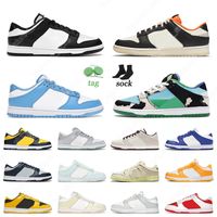 Wholesale High Quality Casual Skate Shoes Mens Women Black White Halloween Unc Pink Oxford Goldenrod Low Trainers