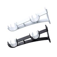 Wholesale Other Home Decor set Double Curtain Rod Brackets Installation Hook Hanger Supporter Ceiling Mounted Window Hardware Holders Acces