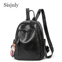 Wholesale Outdoor Bags Women Leather Backpacks High Quality Female Vintage Backpack For Girls School Bag Travel Bagpack Ladies Sac A Dos Back Pac
