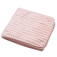 Wholesale Table Napkin Striped Flower Household Kitchen Towels Absorbent Thicker Microfiber Wipe Towel Cleaning Dish Washing Cloth