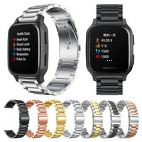 Wholesale Watch Bands Metal Stainless Steel Strap For Garmin Venu Sq Music Smartwatch Wrist Band Bracelet Accessories Forerunner M M Watchband