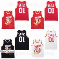 Wholesale Men Moive Jack Basketball Jersey Travis Jointly Bleacher Report Special Scott X BR MN Team Color Black Red White Shirt Breathable Sports Pure Cotton Top Quality