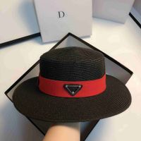 Wholesale Black cap female British wool hats fashion party flat top hat chain strap and pin fedoras woman for a street style shooting