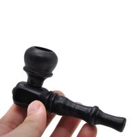 Wholesale KKDUCK Tobacco Pipes USA Handmade Wood Tobacco Pipes for Sale Prices Flexible Black Wooden Pipe Smoking Pipes