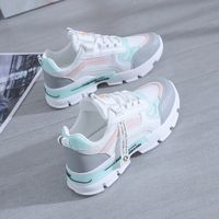 Wholesale Spring Korean Platform Sneakers Women Shoes Thick Bottom Chunky Sneakers Breathable Mixed Colors Slip On Casual Shoes Woman usdtoiyeh