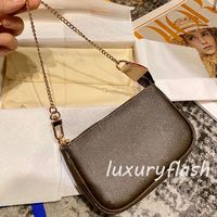 Wholesale Women Designers Bag MINI POCHETTE ACCESSOIRES Fashion Small Purses Classic Letter Tote Coin Bags Europe Trend Handbags Clutch Chain Wallet