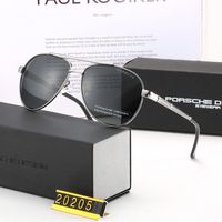 Wholesale Luxury Sunglasses Men Brand The same fashion Black Polarized frame of Porsche strong leisure pair sunglasses