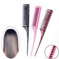 Wholesale Hair Brushes Row Teeth Teasing Comb Detangling Brush Tail Adding Volume Back Coming Hairdressing Combs Hairbrush