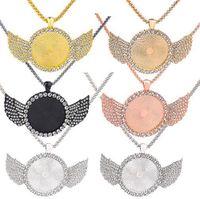 Wholesale 2021 new Custom Made Wings Photo Pendant mm Pics Pendant Accessories Personalized Picture Pendant Fit for Necklace DIY Jewelry Making