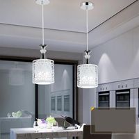 Wholesale Strings Modern Crystal Chandeliers Ceiling Led Lamp Lighting Small Round Light For Living Room Bedroom Kitchen