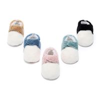 Wholesale First Walkers Baby Girls Shoes Winter Warm Infant Cotton Born Casual Soft Sole Fur Snow Booties Toddler Crawling