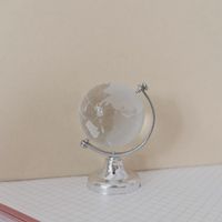 Wholesale 4cm Mini Cute Glass Globe For Kids Adults Earth Makes Great Educational Toys Office Supplies Teacher Desk Decor Decorative Objects Figurin