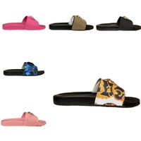 Wholesale 2021 Mens Womens Top Quality Paris Sliders Summer Sandals Beach Slippers Ladies Flip Flops Loafers Black White Red Green Slides Shoes
