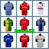 Wholesale Manchester Retro Soccer Jerseys man utd Football Shirt season size S XXL