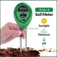 Wholesale Other Supplies Patio Home Garden3 In Soil Meter For Gardening Farming With Ph Acidity Moisture Sunlight Testing Garden Lawn Plant Pot S